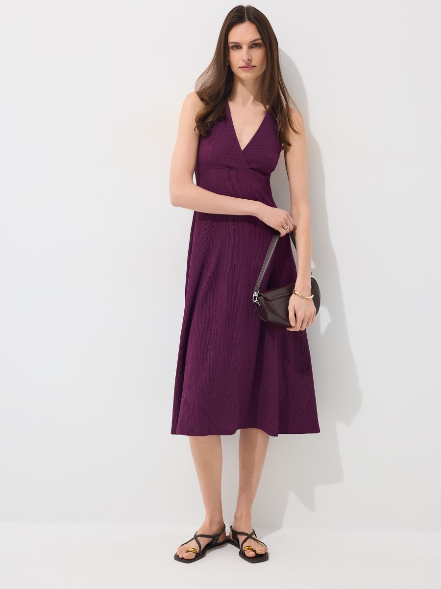 Rochie midi - Violet - MOHITO