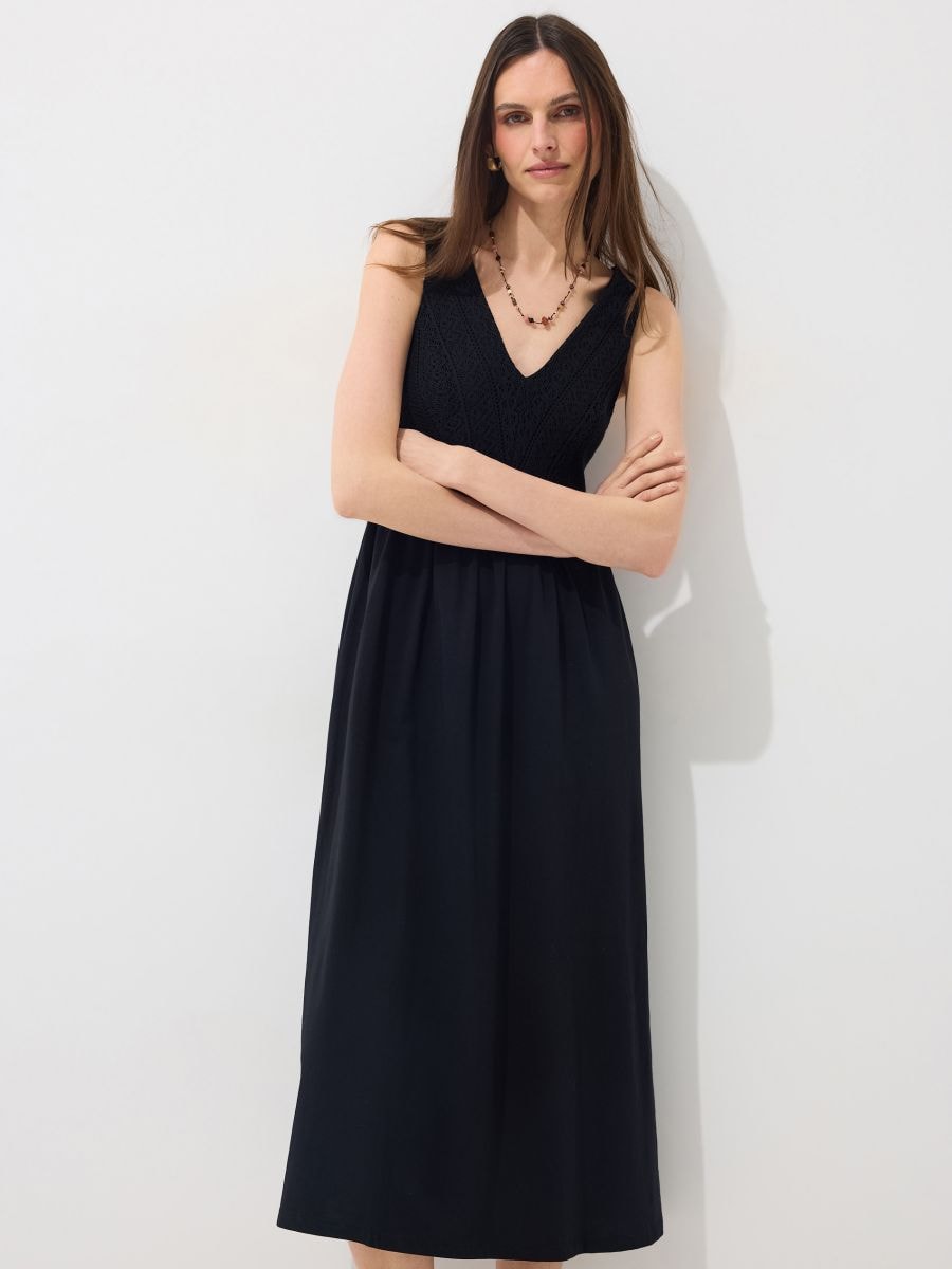 Sukienka midi Sukienka midi - czarny - MOHITO