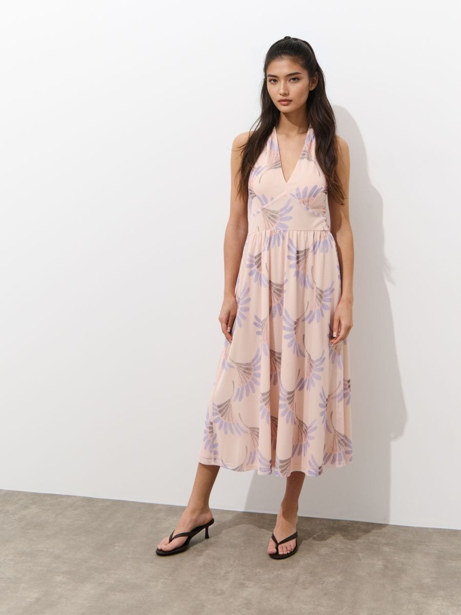 Rochie midi - Beige - MOHITO