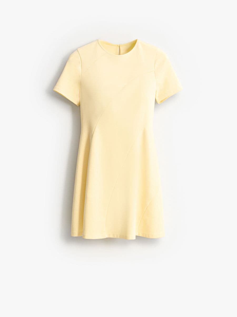 Sukienka mini - żółty - MOHITO