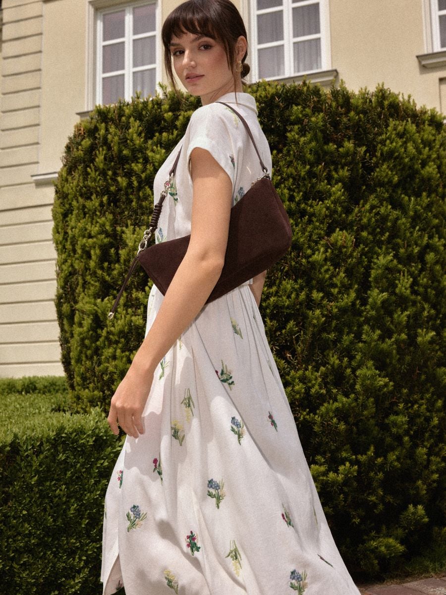 Rochie midi tip cămașă Rochie midi tip cămașă - Ivory - MOHITO
