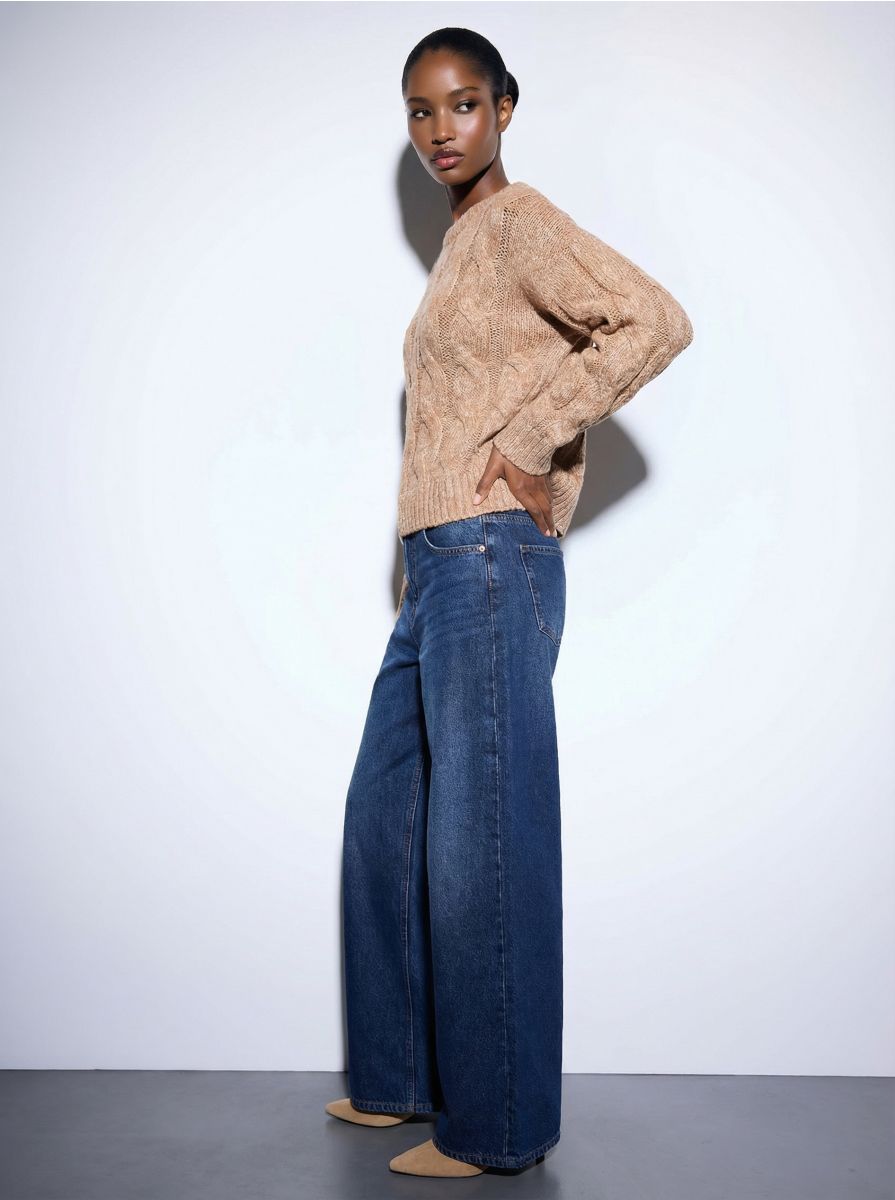 Pulover cu adaos de lână Pulover cu adaos de lână - Beige - MOHITO