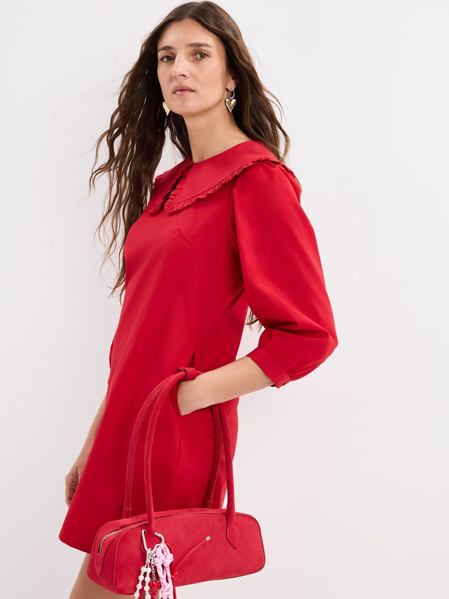 Rochie mini - Roșu - MOHITO