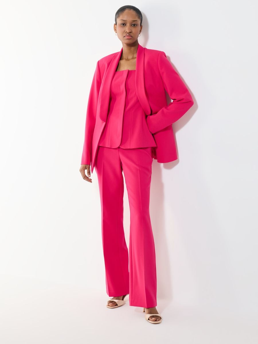 Pantaloni flare - Fucsia - MOHITO