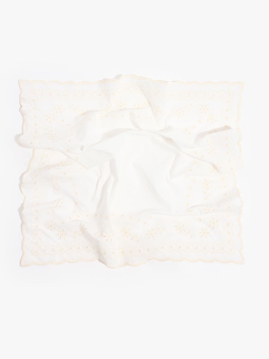 Bawełniana apaszka Bawełniana apaszka - kremowy - MOHITO