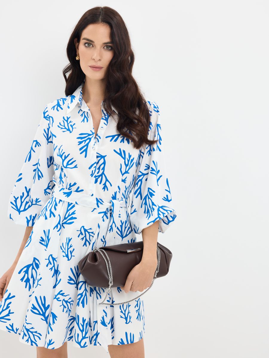 Mini haljina u stilu košulje