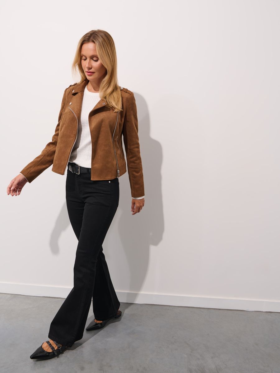 Geacă biker - Maro - MOHITO