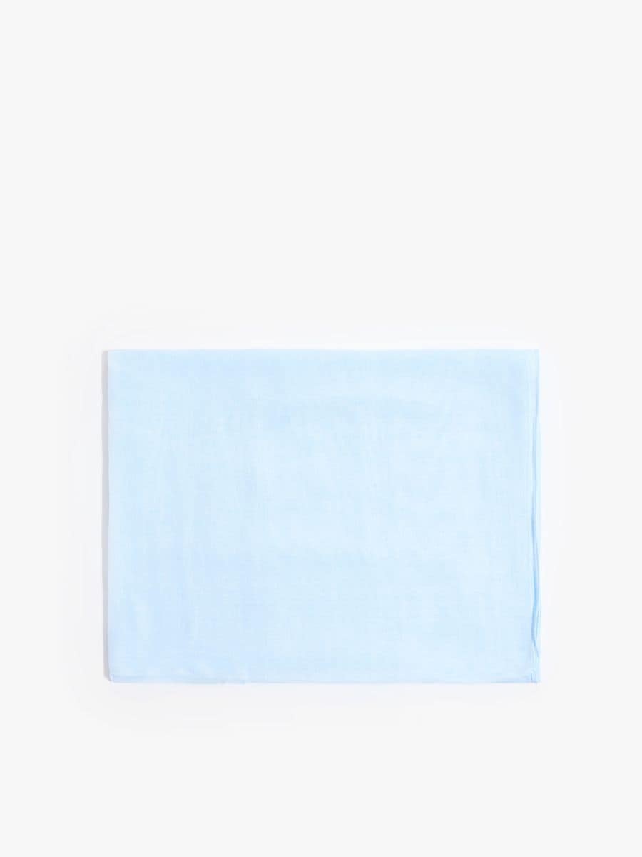 Gładki szal - błękitny - MOHITO