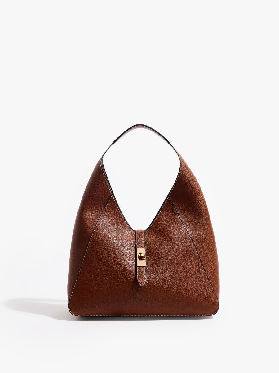 Torebka na ramię - brązowy - MOHITO