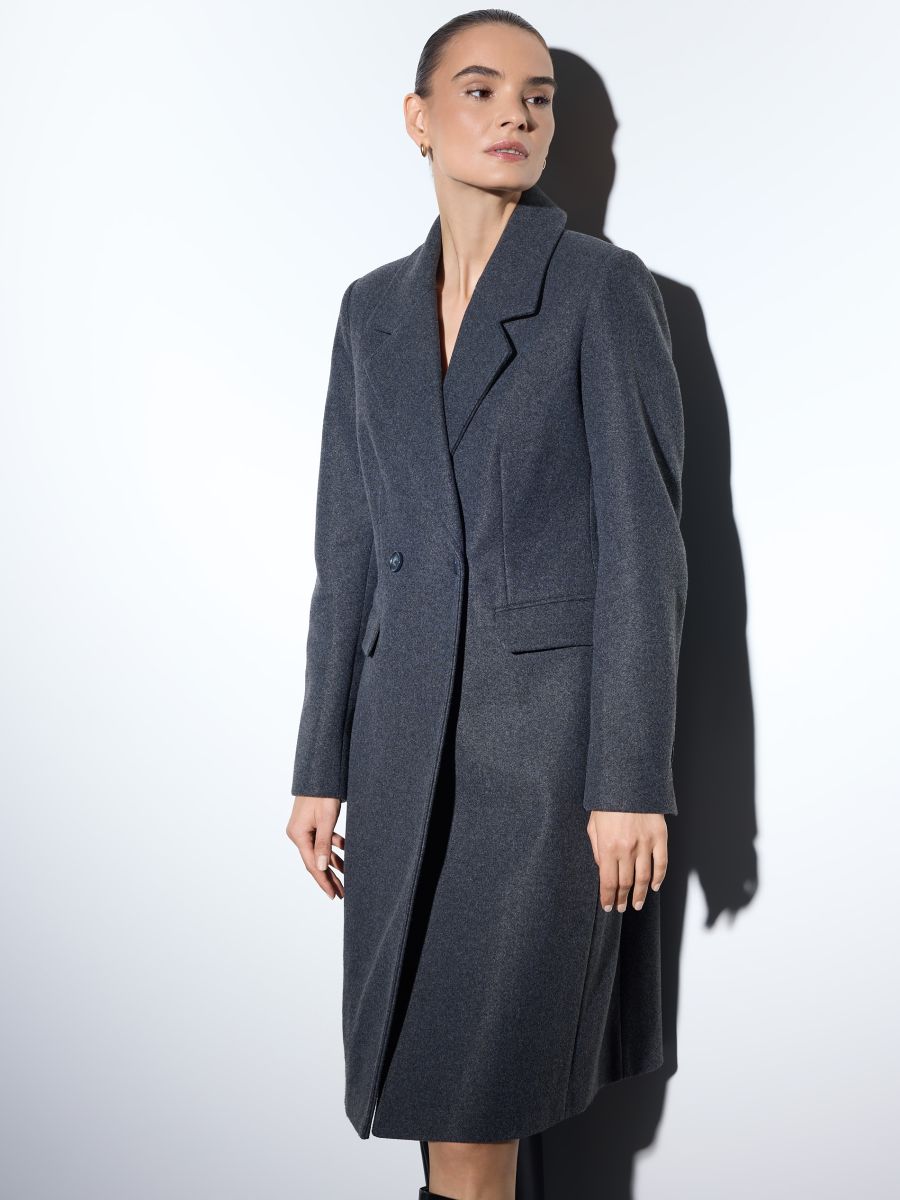 Płaszcz - szary - MOHITO