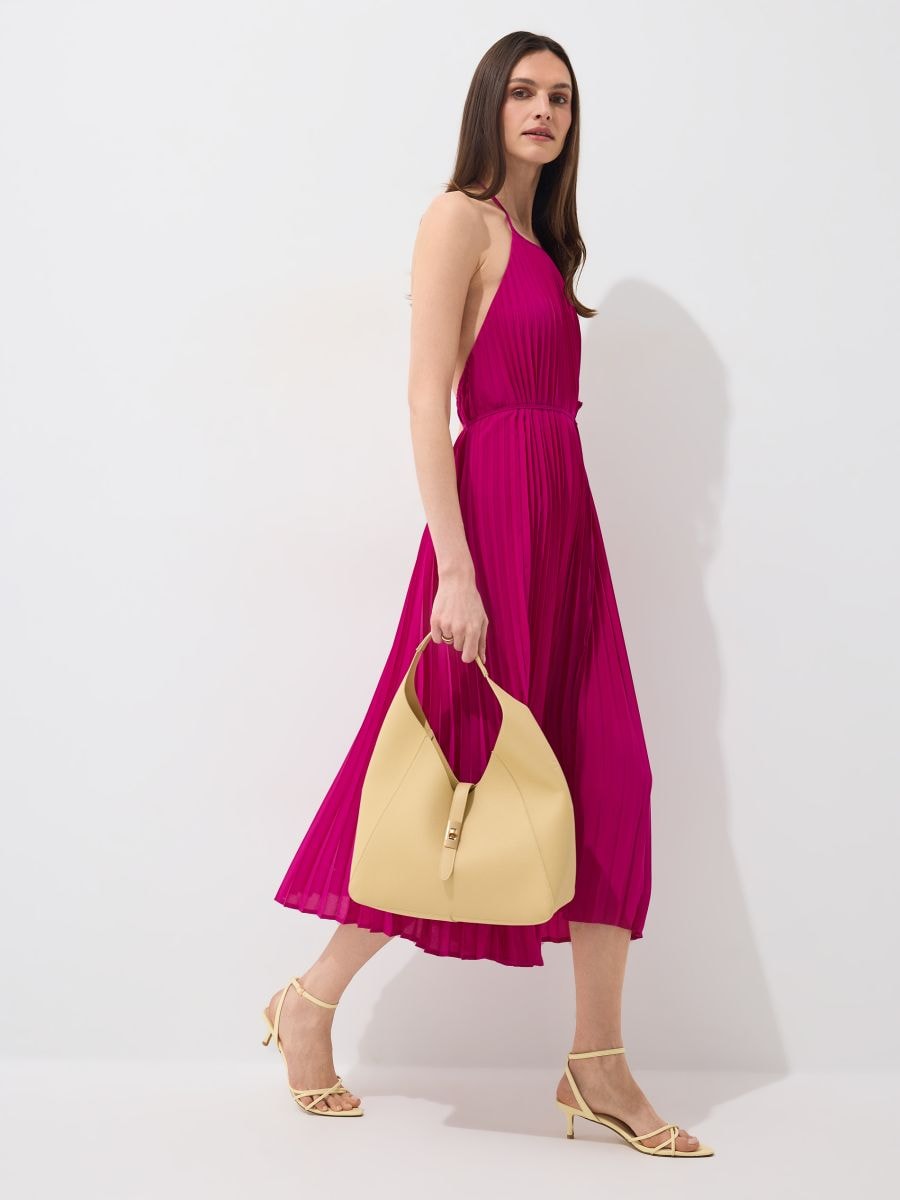 Sukienka midi - fioletowy - MOHITO