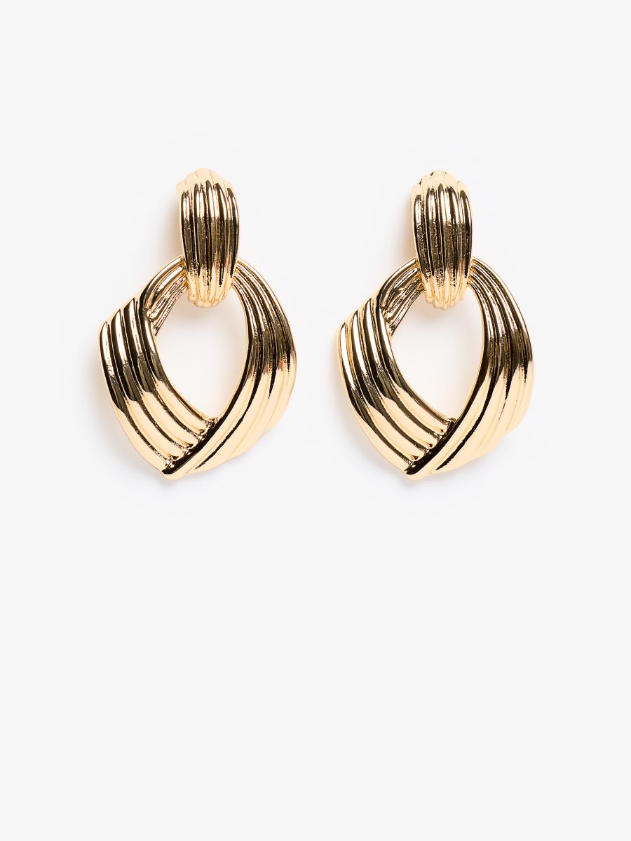 Wiszące kolczyki - złoty - MOHITO