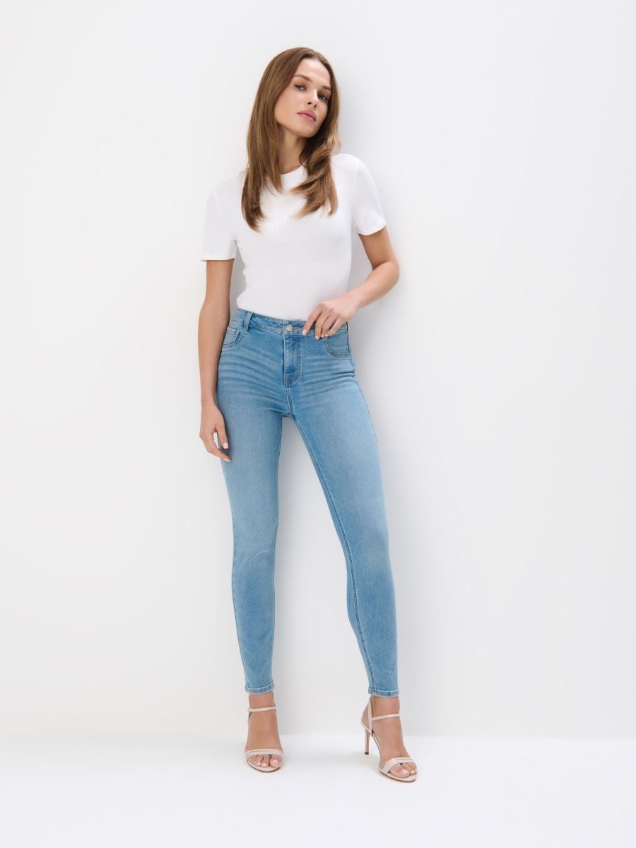 Jeggings - Albastru - MOHITO