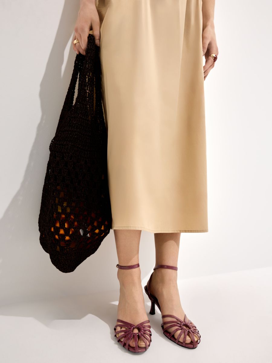 Czółenka - fioletowy - MOHITO