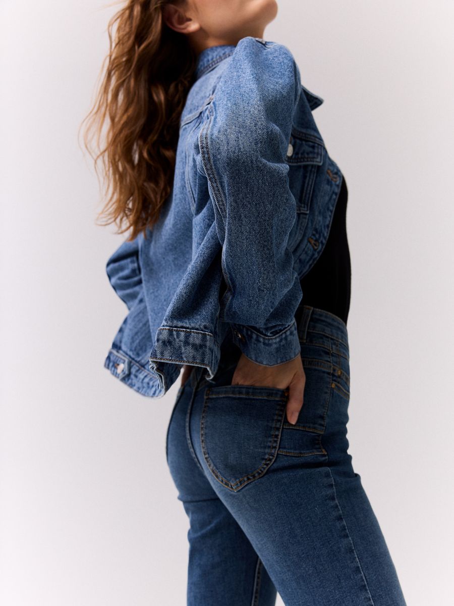 Blugi push up Blugi push up - Albastru - MOHITO