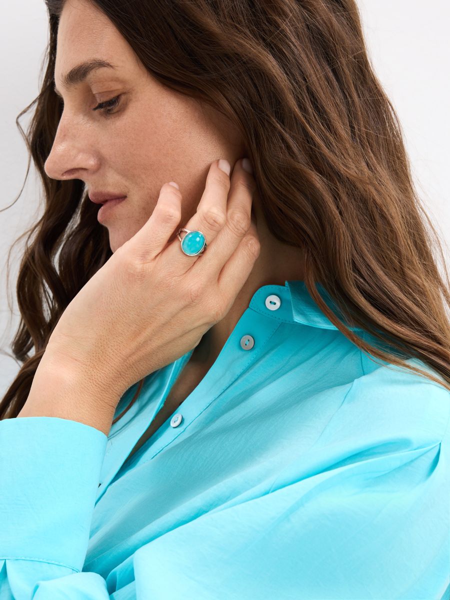 Zestaw pierścionków - wielobarwny - MOHITO