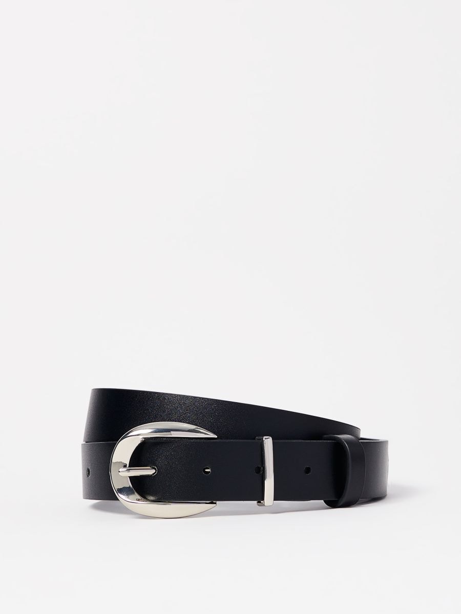 Pasek z klamrą - czarny - MOHITO