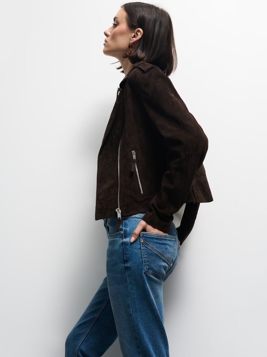 Blugi boyfriend - Albastru - MOHITO