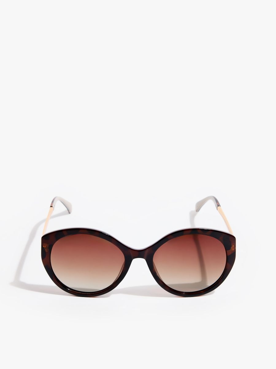 Okulary przeciwsłoneczne Okulary przeciwsłoneczne - ciemnobrązowy - MOHITO