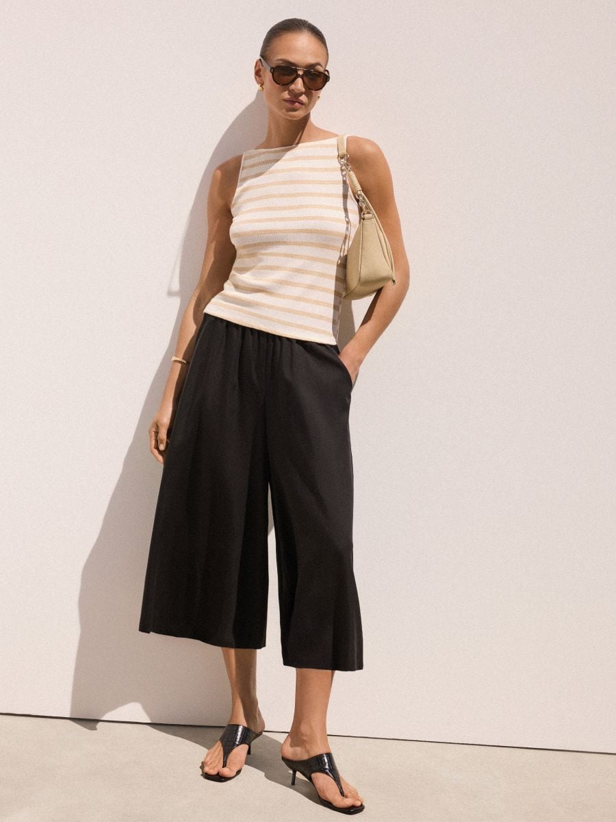 Fustă-pantalon Fustă-pantalon - Negru - MOHITO