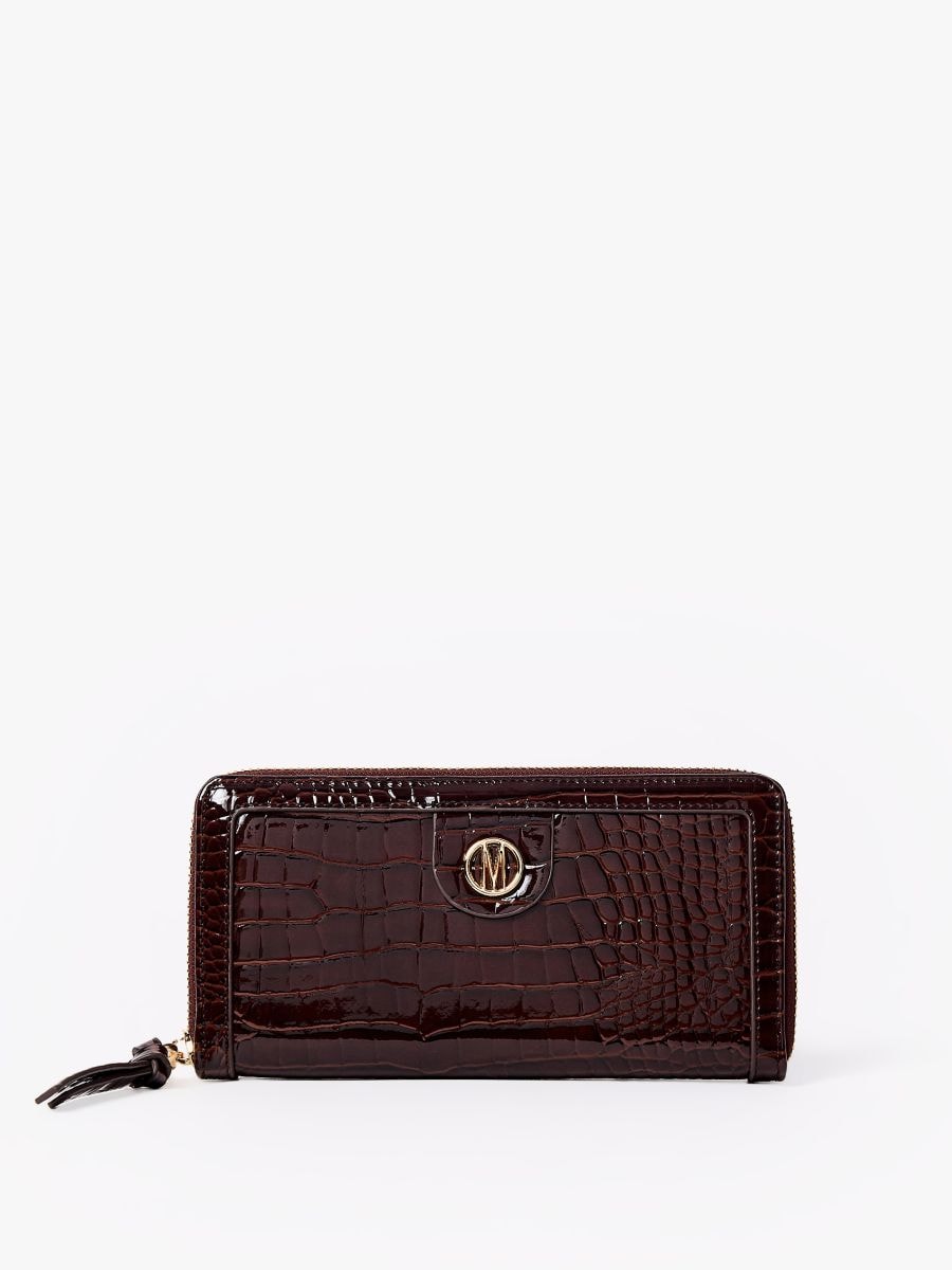 Duży portfel - brązowy - MOHITO