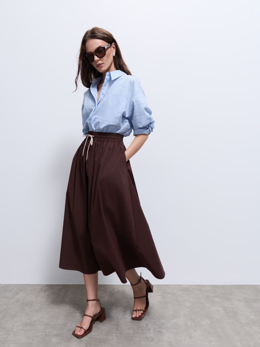 Gonna Midi Gonne Media Lunghezza Acquista Gonne Lunghe Lavorate A