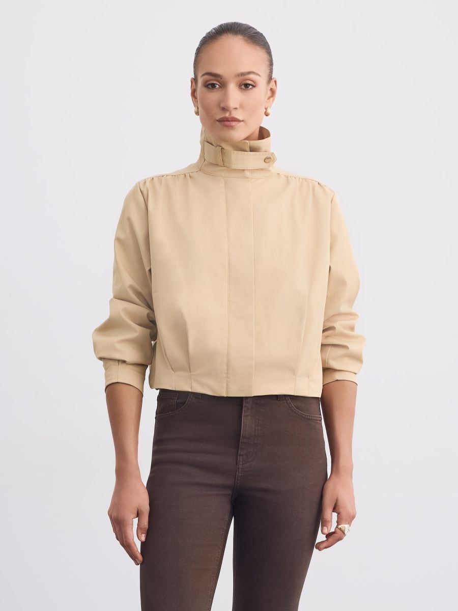 Geacă - Beige - MOHITO