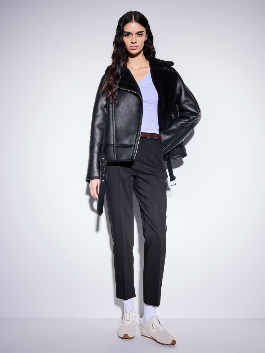 Bluzka z długim rękawem - szary - MOHITO