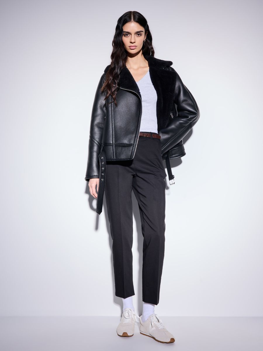 Bluzka z długim rękawem - szary - MOHITO