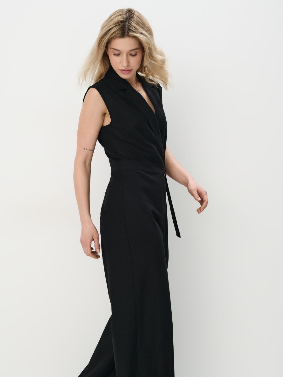 Tuta Intera Donna Con Collo Alto E Cerniera - Morbida, Aderente, Per Spettacoli O Costumi - Foto 3