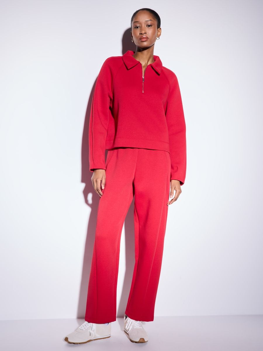 Pantaloni sport - Roșu - MOHITO