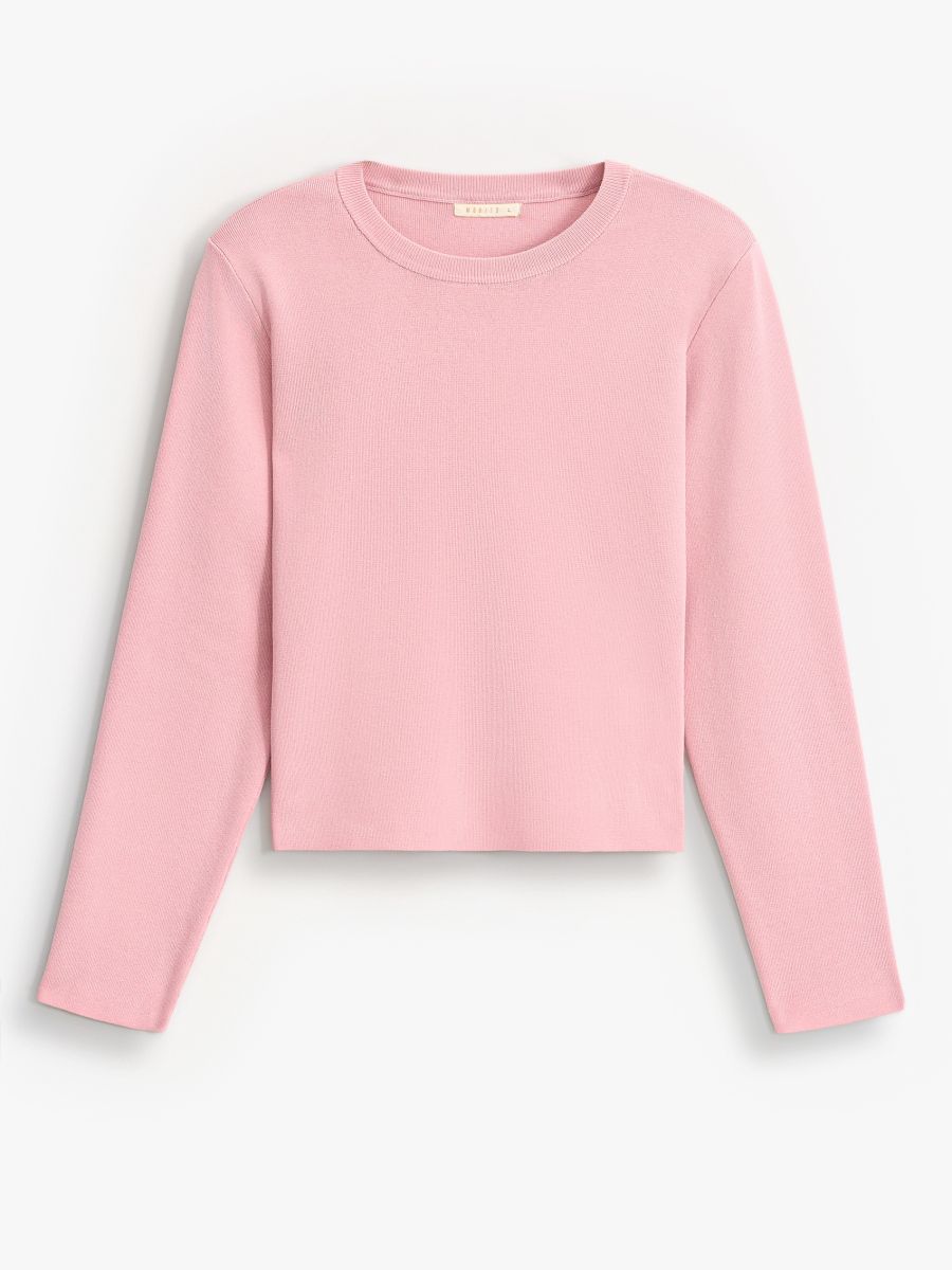 Pulover basic Pulover basic - Roz - MOHITO