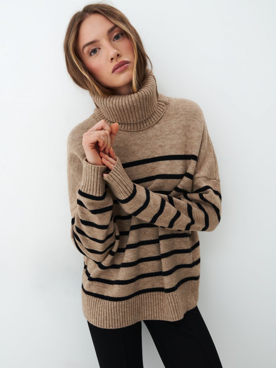 DAMEN Pullovers & Sweatshirts Glitzer Beige XL Mohito Pullover Rabatt 95 % 