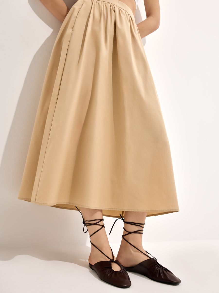 Klapki typu mule - ciemnobrązowy - MOHITO