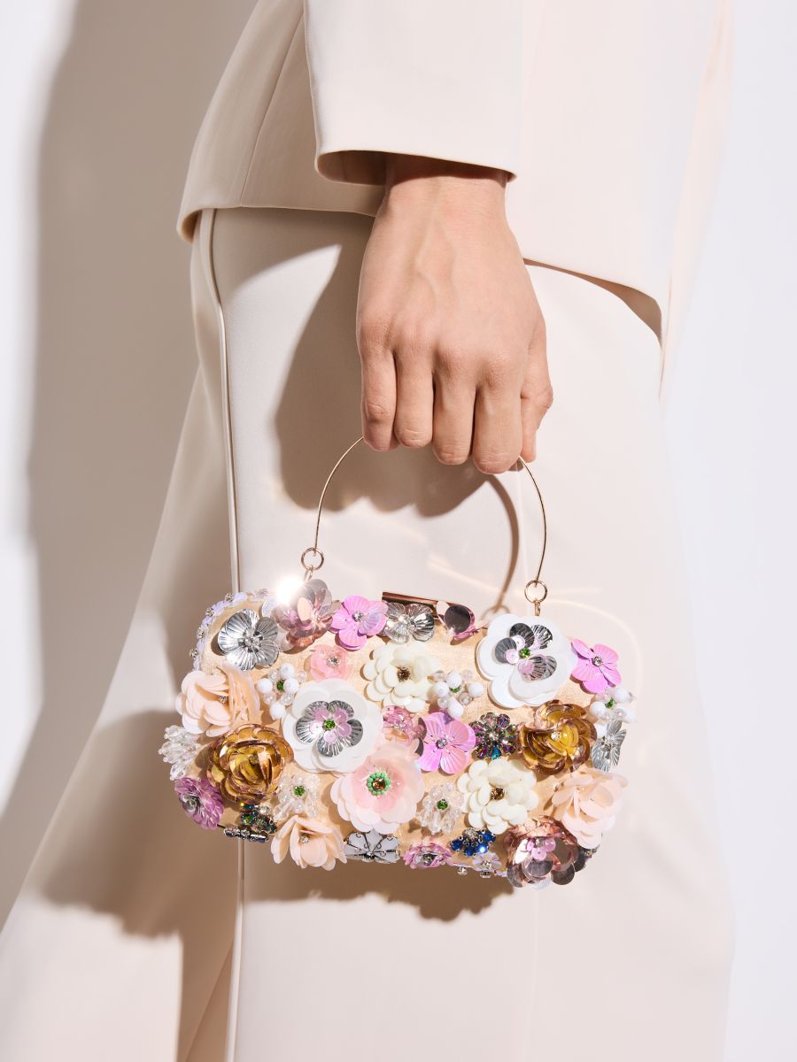 Torebka z ozdobnymi elementami - wielobarwny - MOHITO