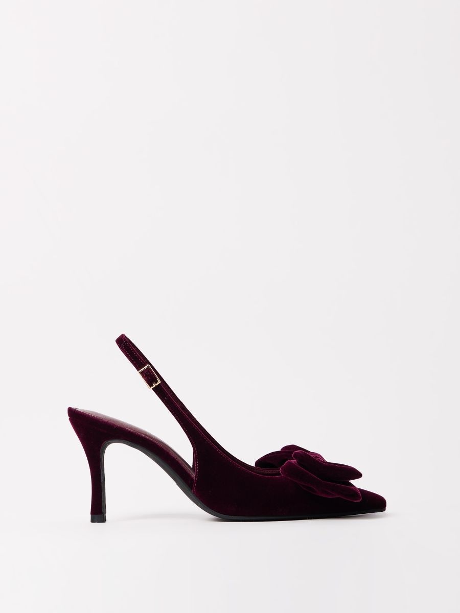 Czółenka Czółenka - ciemny fiolet - MOHITO