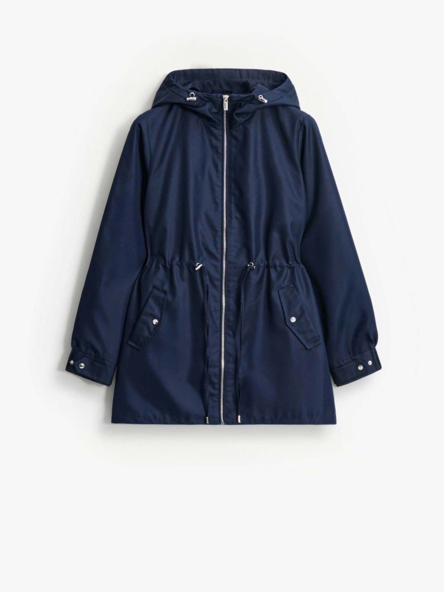 Kurtka parka - granatowy - MOHITO