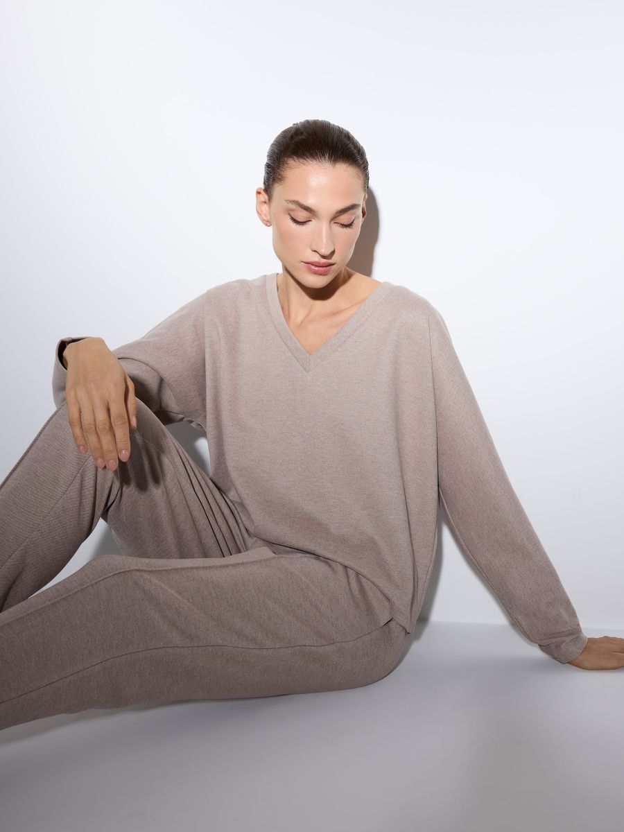 Bluza - beżowy - MOHITO