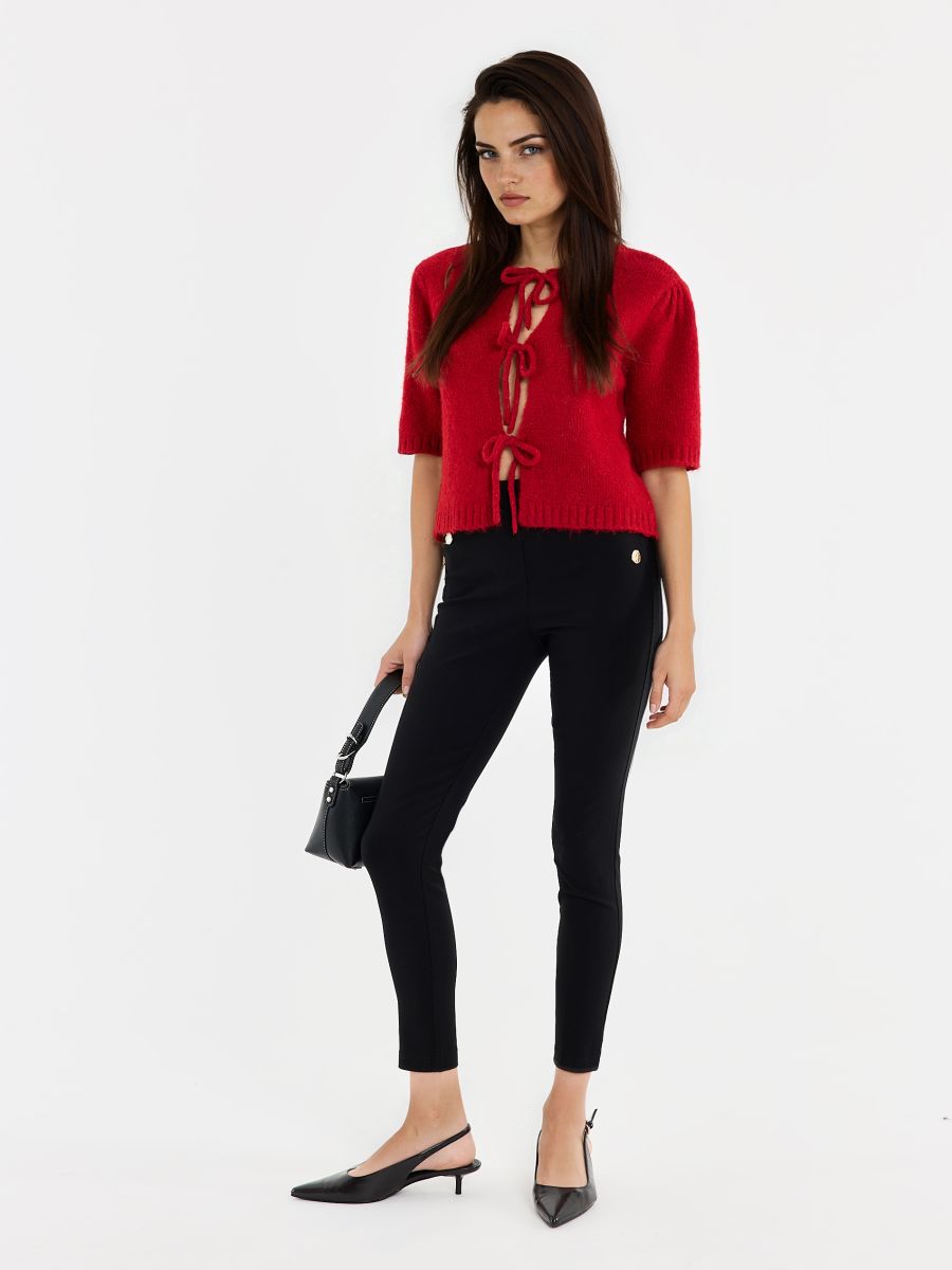 Spodnie skinny Spodnie skinny - czarny - MOHITO