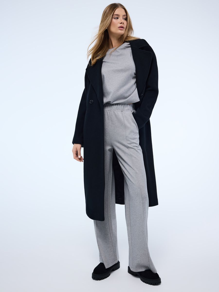 Szare spodnie dresowe Szare spodnie dresowe - szary - MOHITO