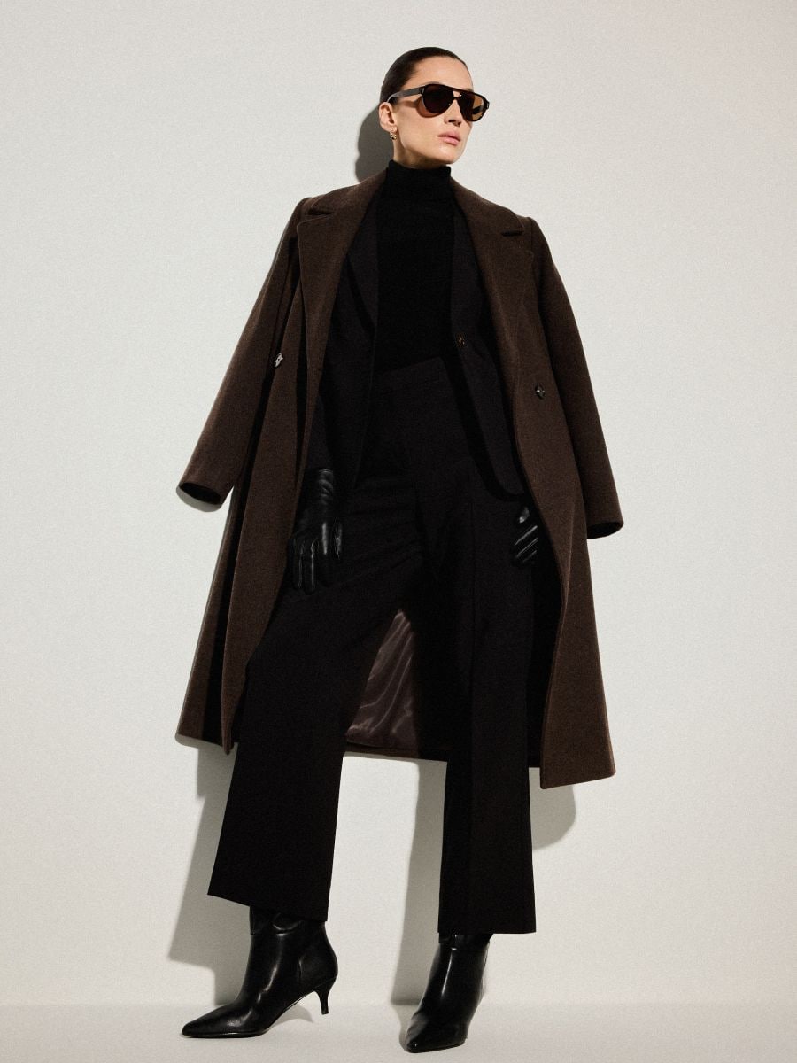 Eleganckie spodnie petite Eleganckie spodnie petite - czarny - MOHITO