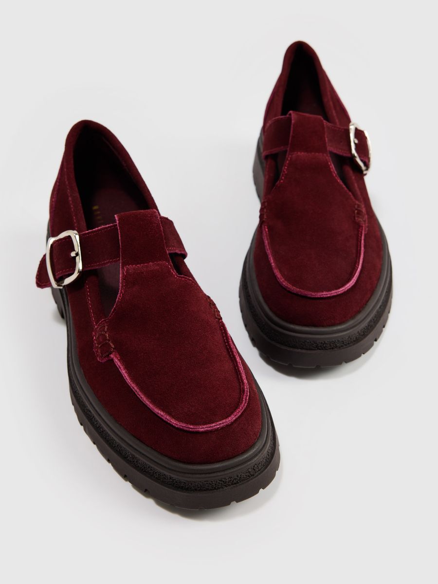 Loafers din piele Loafers din piele - Maro - MOHITO