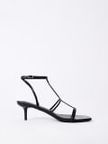Sandály na vysokém podpatku - černá - MOHITO - small1