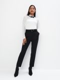 Čipkasta bluza - krem - MOHITO - small2