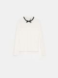 Čipkasta bluza - krem - MOHITO - small5