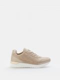 Sneakersy z nadrukiem - beżowy - MOHITO - small2