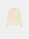 Bluza s detaljem od metalik niti - krem - MOHITO - small5