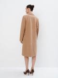 Topeltrevääriga oversized-lõikega mantel - beež - MOHITO - small5