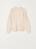 Sweter z bufiastymi rękawami - kremowy - MOHITO - small1