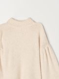 Sweter z bufiastymi rękawami - kremowy - MOHITO - small2